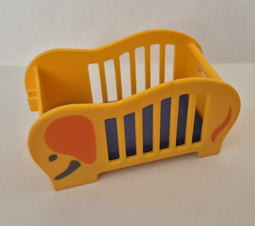Lit barreaux jaune - lit, a